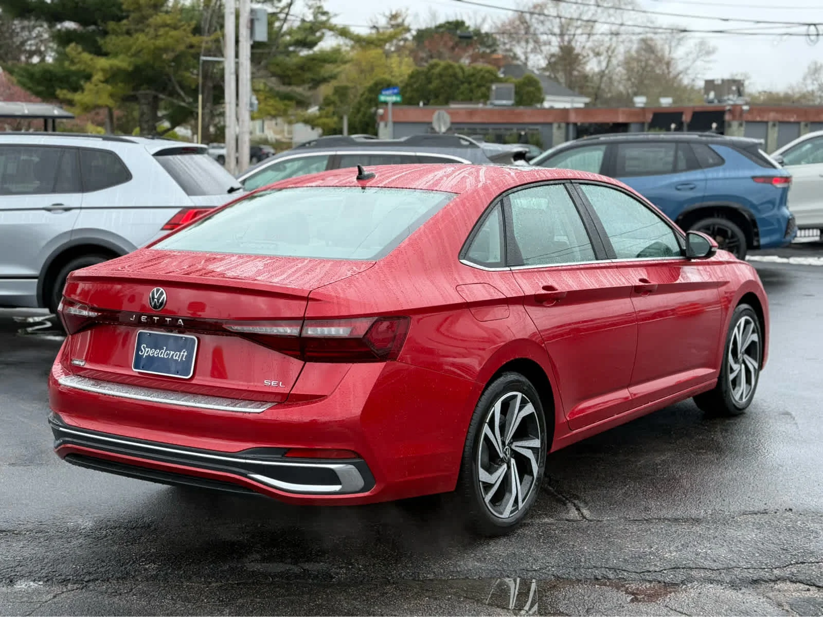 New 2026 Kings Red Metallic Volkswagen SEL image 7