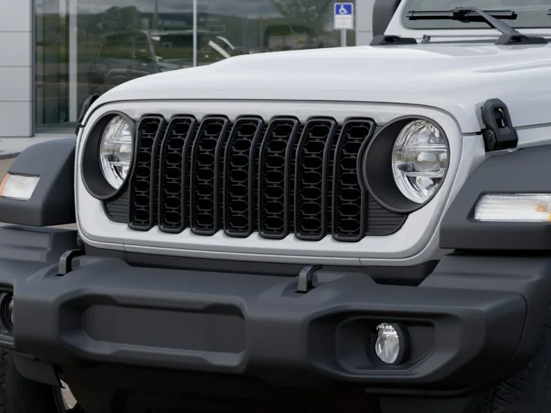 New 2026 Bright White Clear-Coat Exterior Paint Jeep Sport S image 11