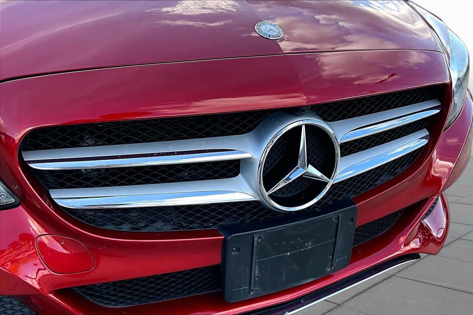 Used 2017 designo Cardinal Red Metallic Mercedes-Benz C 300 image 30