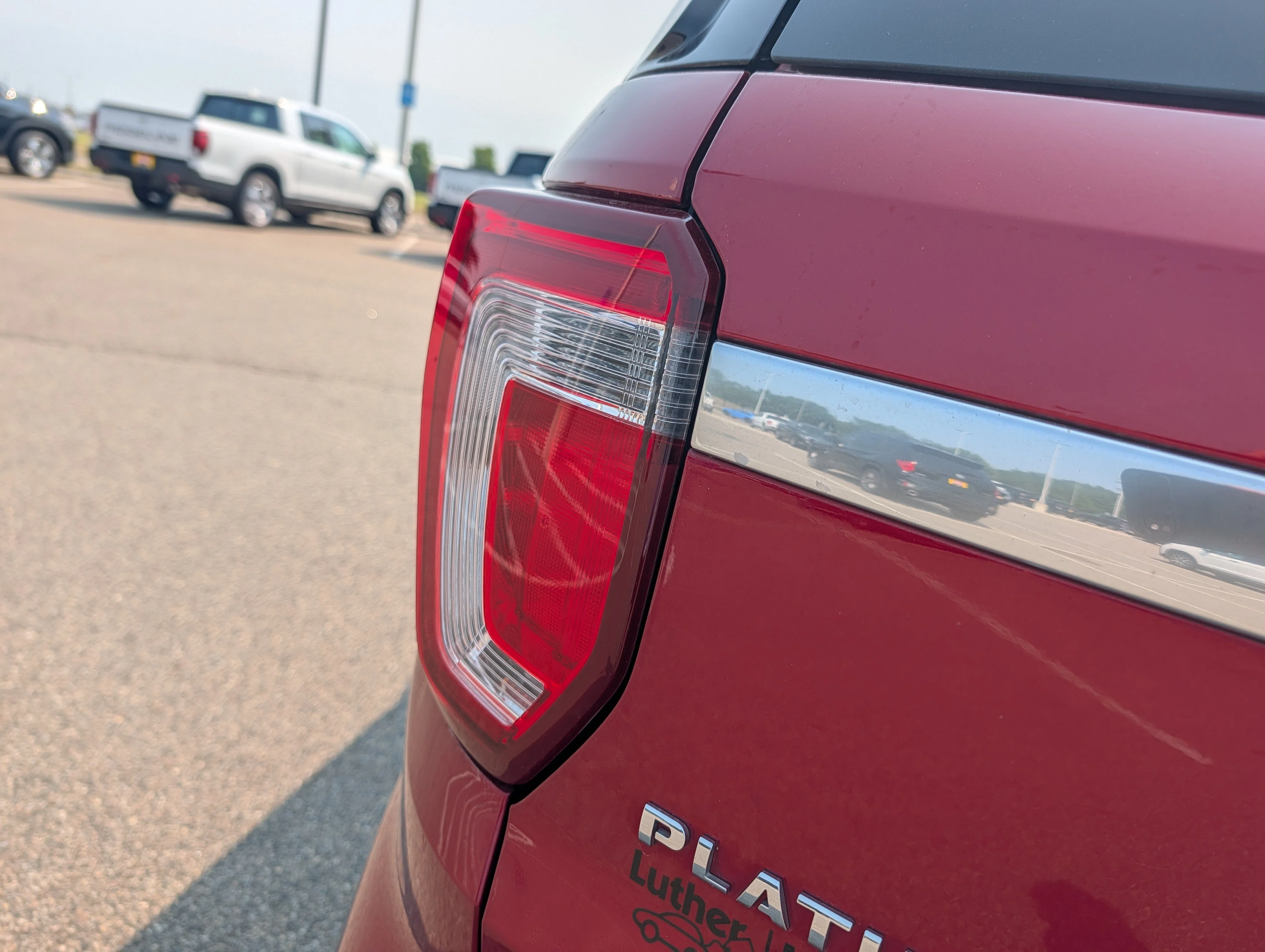 Used 2018 Ruby Red Metallic Tinted Clearcoat Ford Platinum image 17