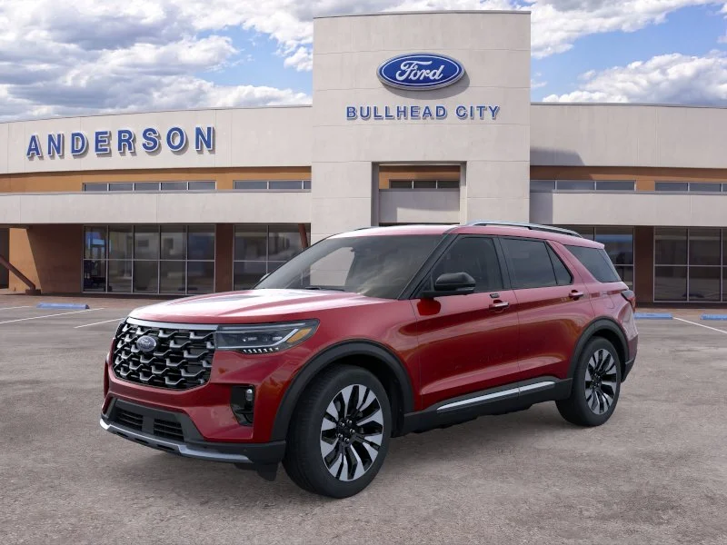 New 2026 Rapid Red Metallic Tinted Clearcoat Ford Platinum image 1
