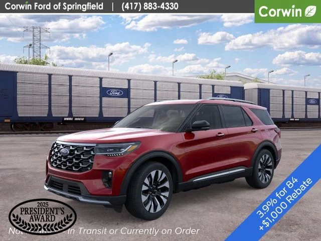 New 2026 Rapid Red Metallic Tinted Clearcoat Ford Platinum™ image 1