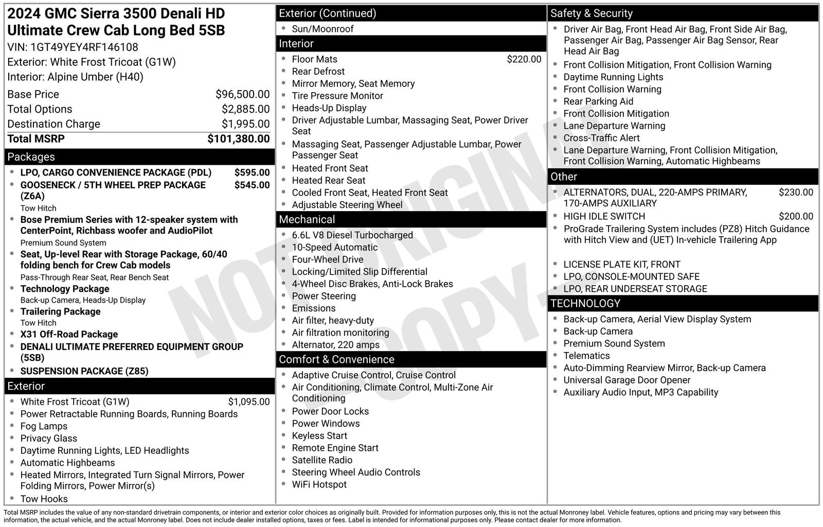 2024 GMC Sierra 3500HD Denali Ultimate - Photo 32