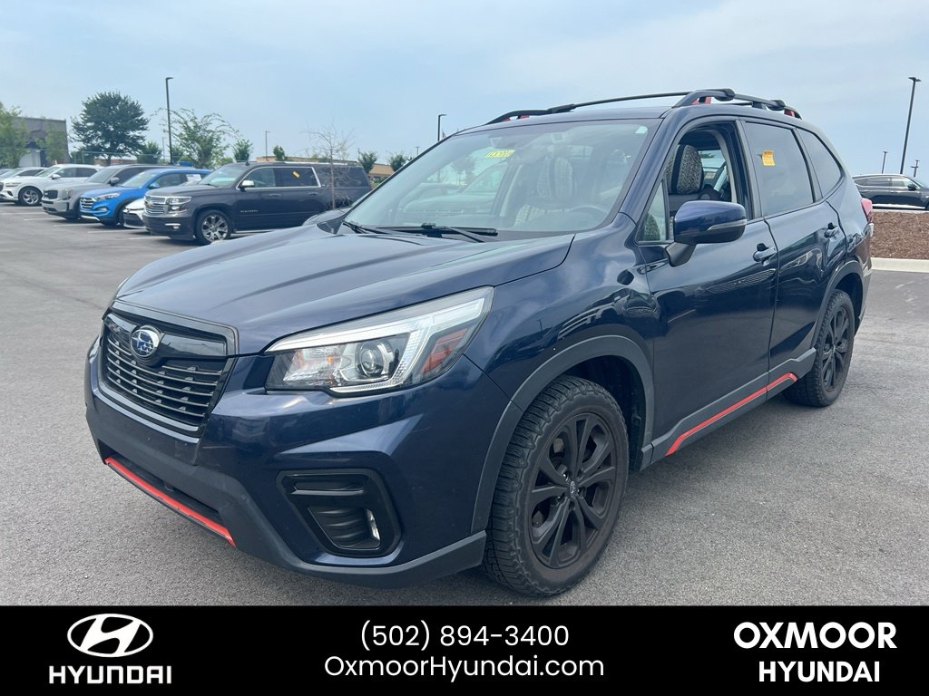 Used 2019 Dark Blue Pearl Subaru Sport image 3
