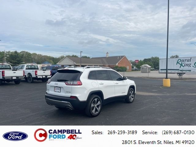 Used 2020 Bright White Clearcoat Jeep Limited image 5