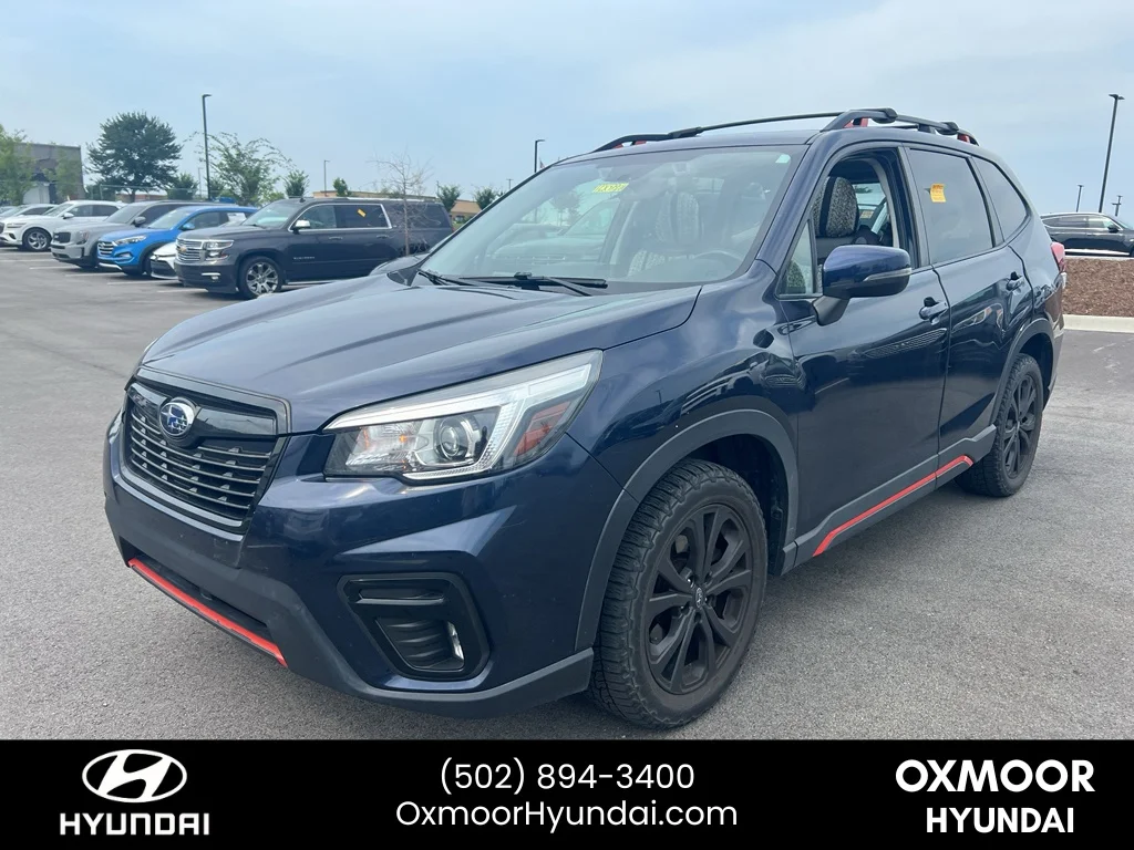 Used 2019 Dark Blue Pearl Subaru Sport image 3