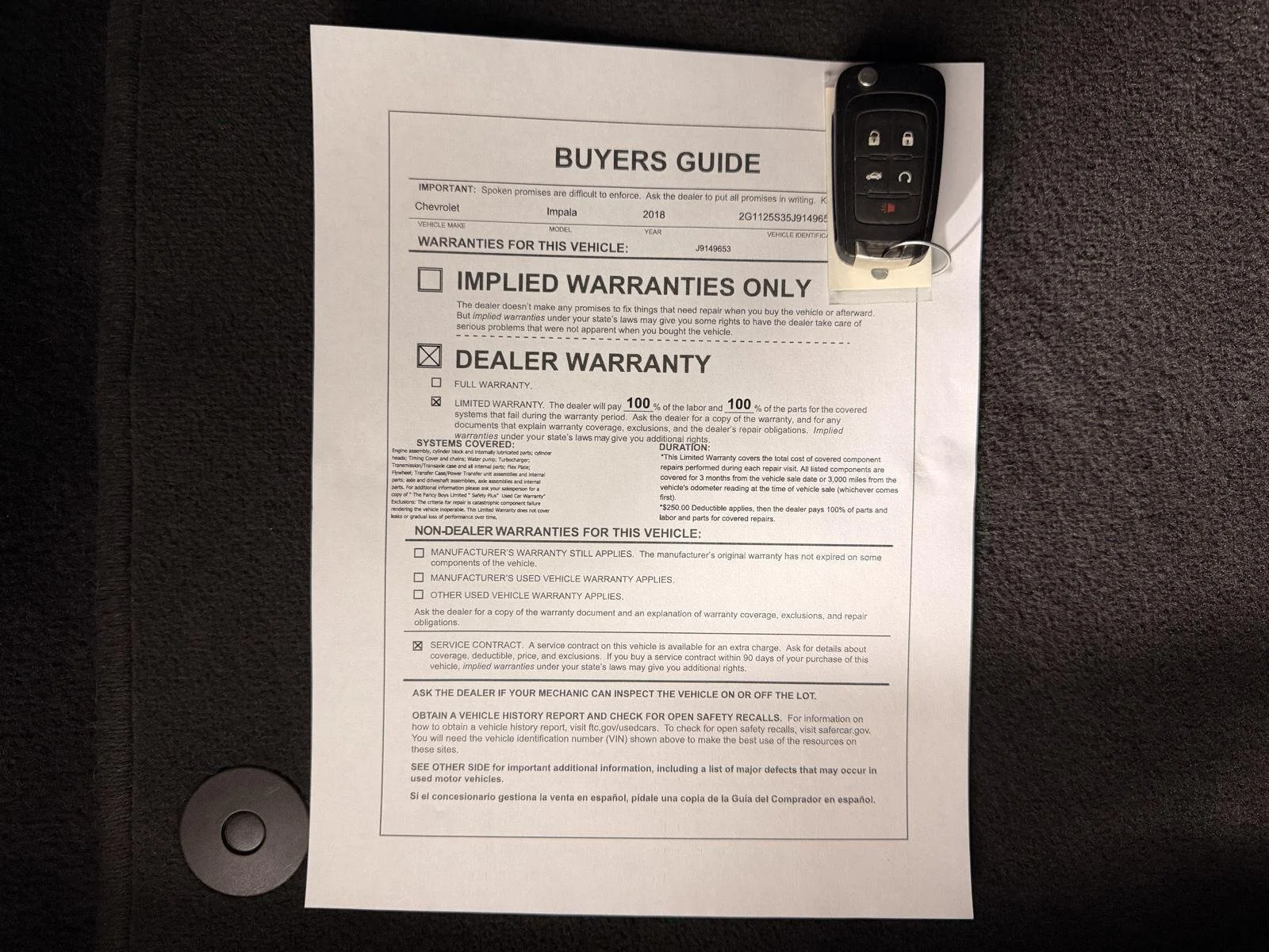 Used 2018 MOSAIC BLACK METALLIC Chevrolet Premier image 44