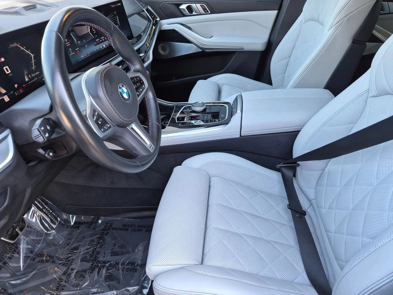 Used 2024 Frozen Pure Grey Metallic BMW M60i image 15