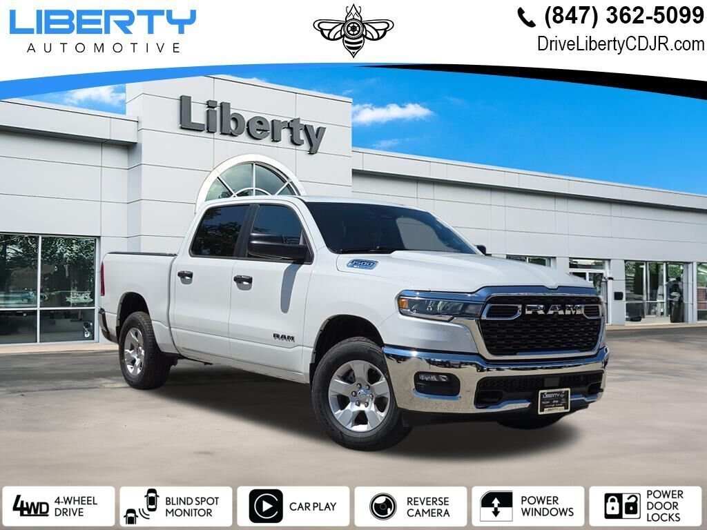 New 2026 Bright White Clear-Coat Exterior Paint RAM Big Horn/Lone Star image 1