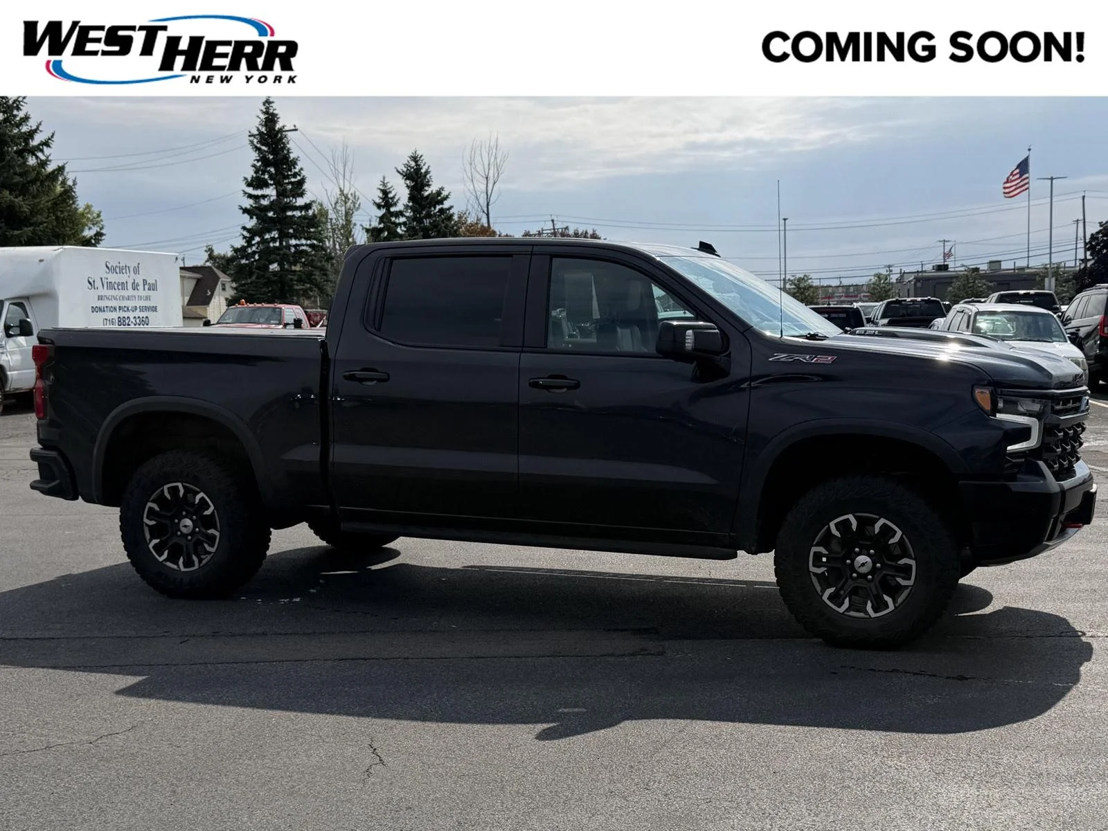 Used 2023 Dark Ash Metallic Chevrolet ZR2 image 1