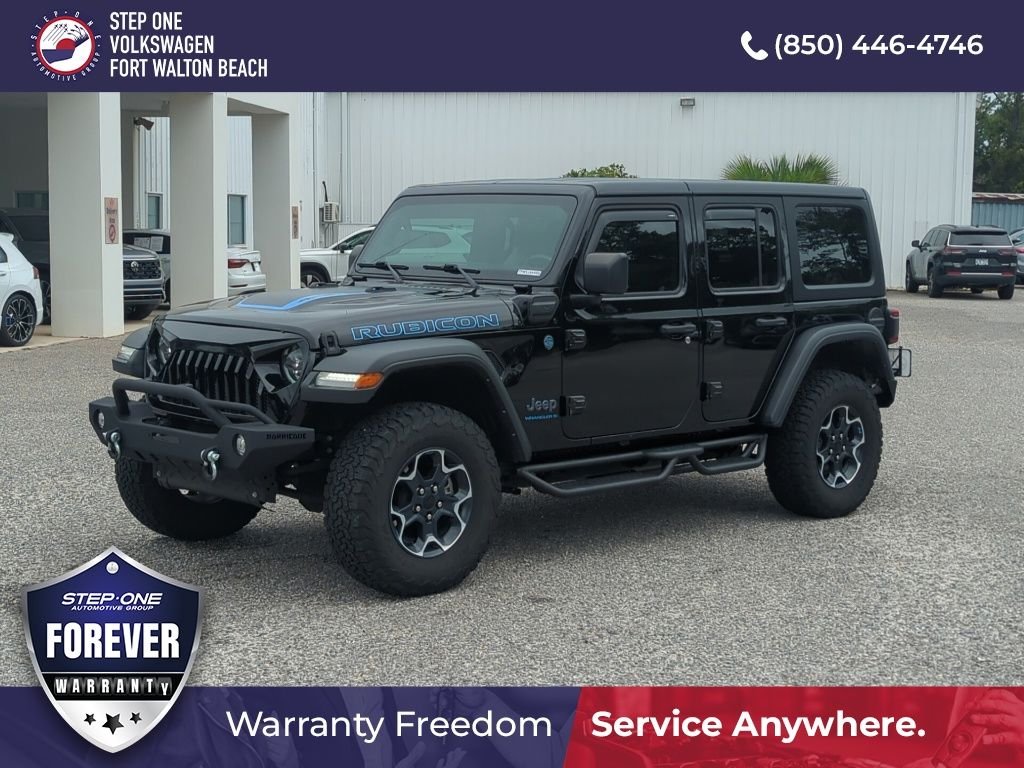 Used 2023 Black Jeep Rubicon 4xe image 1