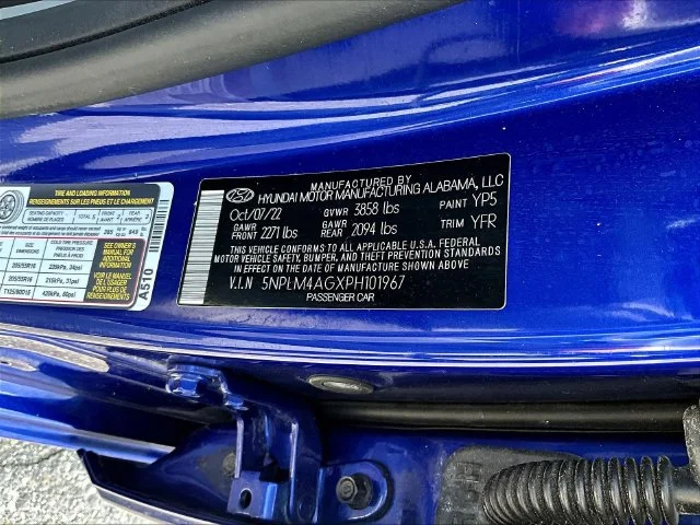 Used 2023 Blue Hyundai SEL image 21