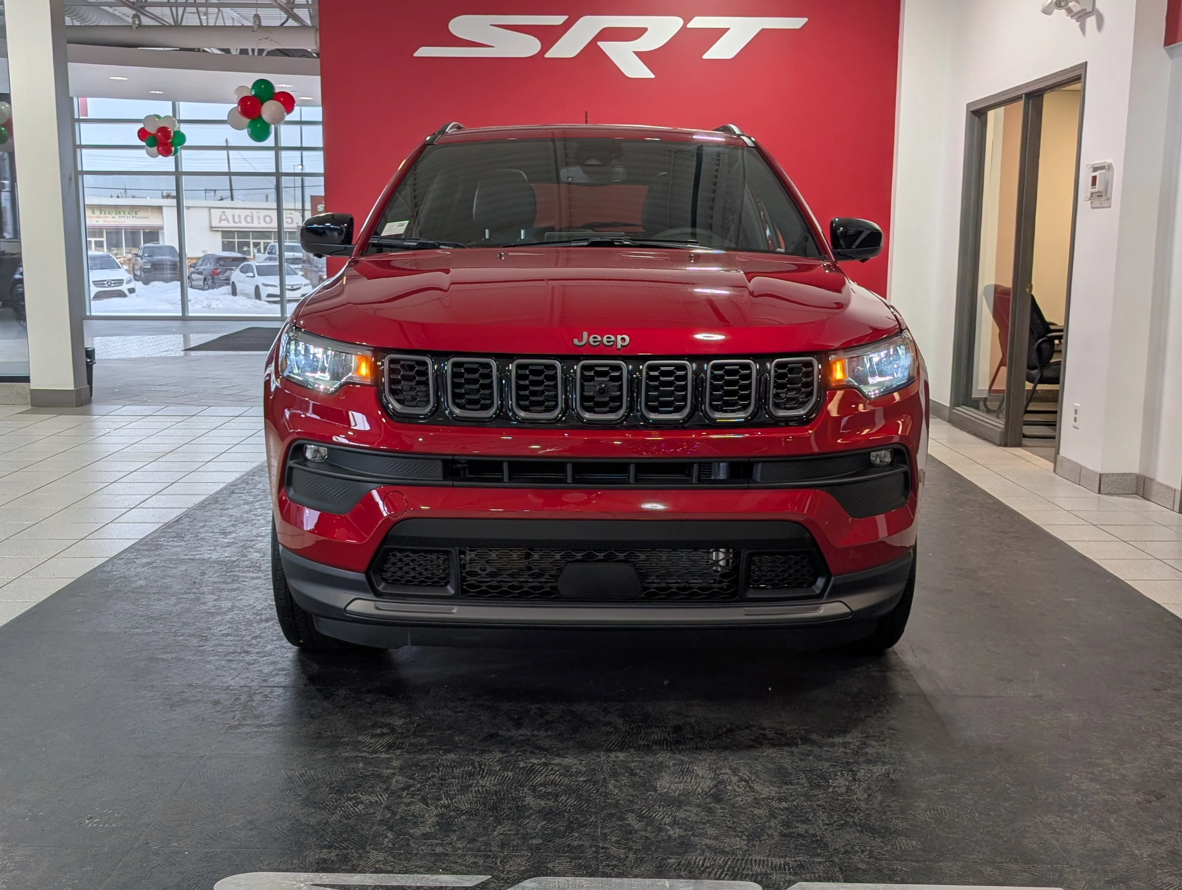 New 2025 Red Hot Pearl Jeep Altitude image 9