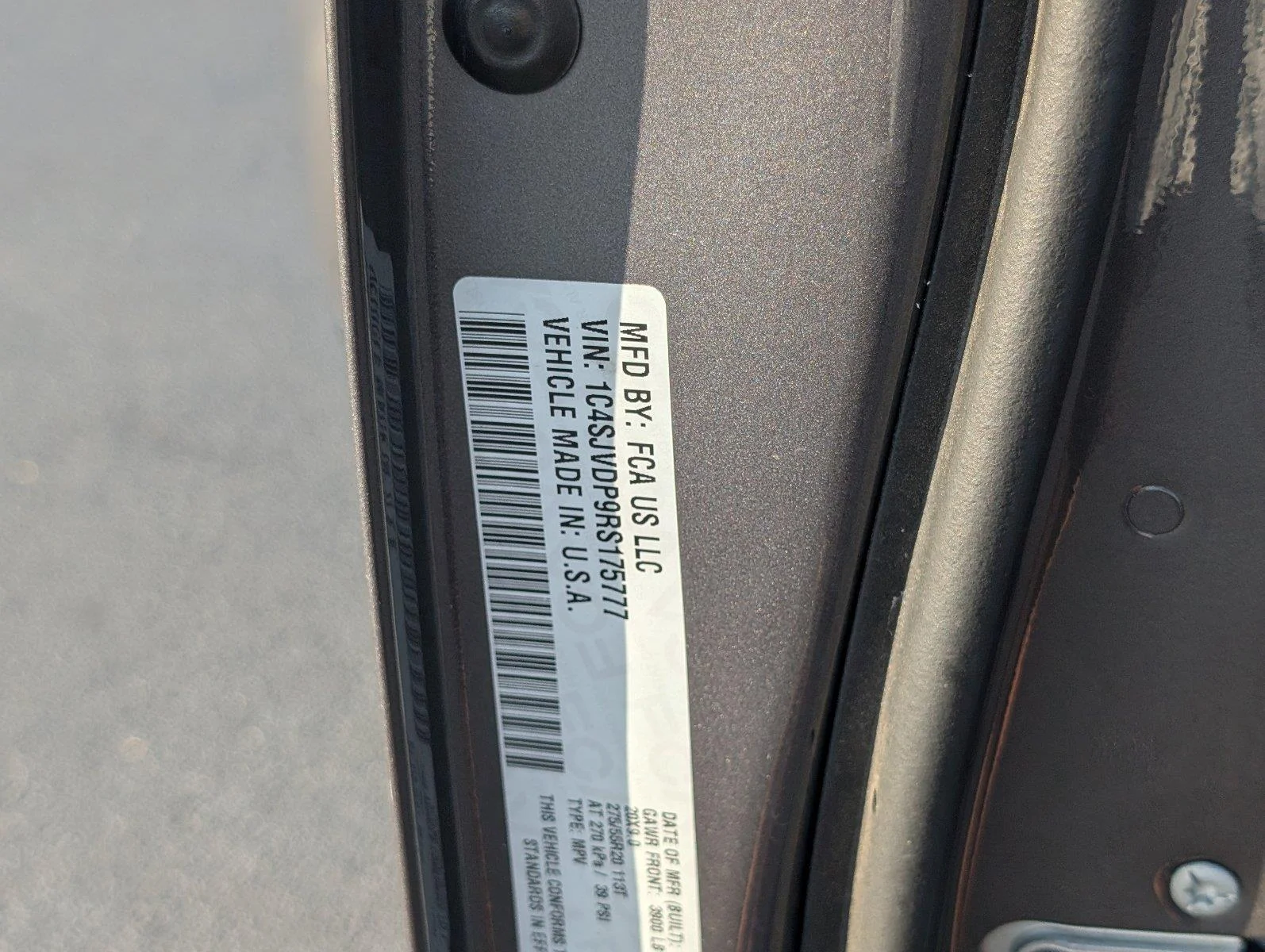 Used 2024 Baltic Gray Metallic Clearcoat Jeep Series III image 15