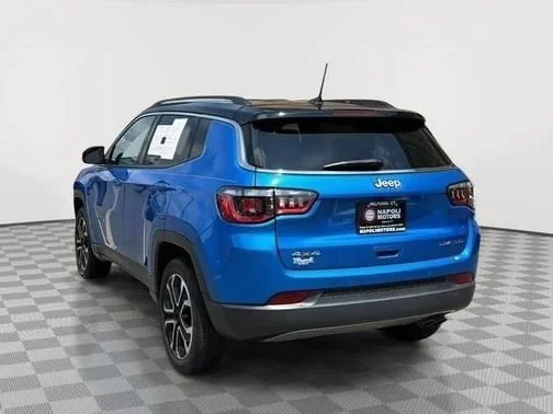 Used 2022 Laser Blue Jeep Limited image 5