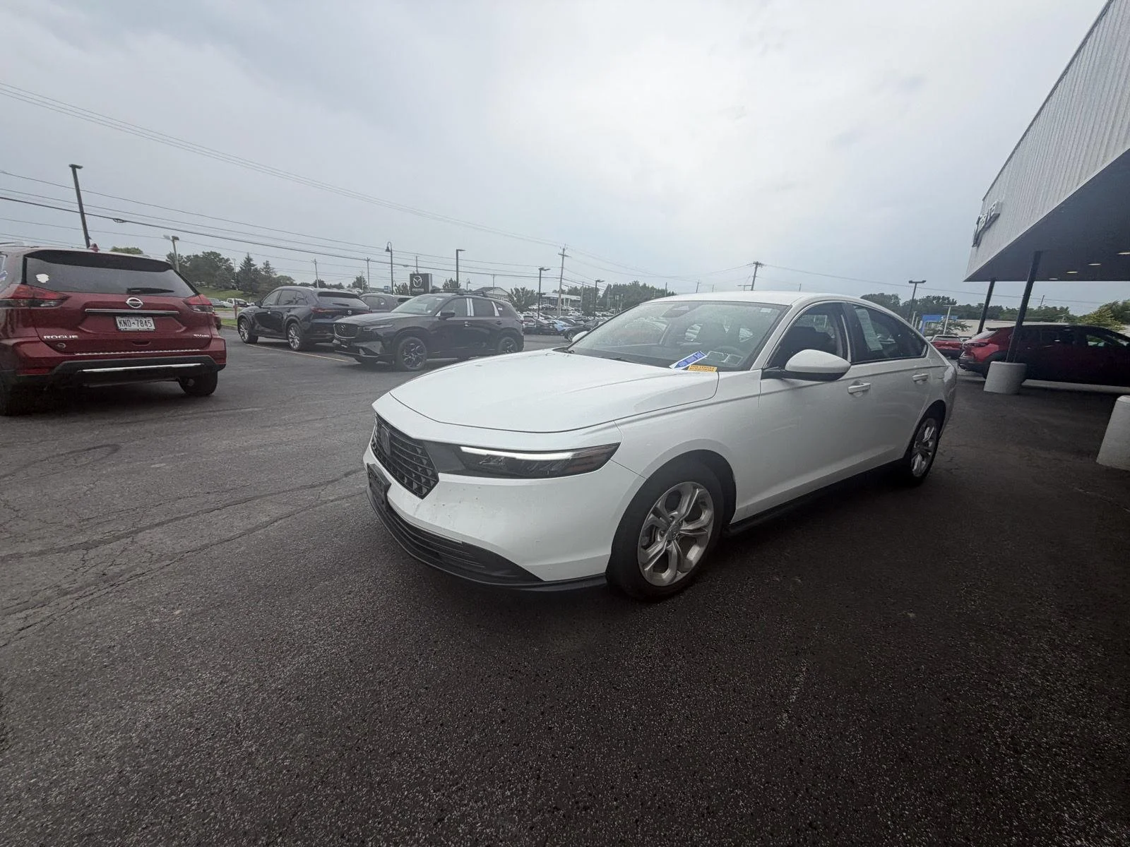 Used 2024 Platinum White Pearl Honda LX image 3