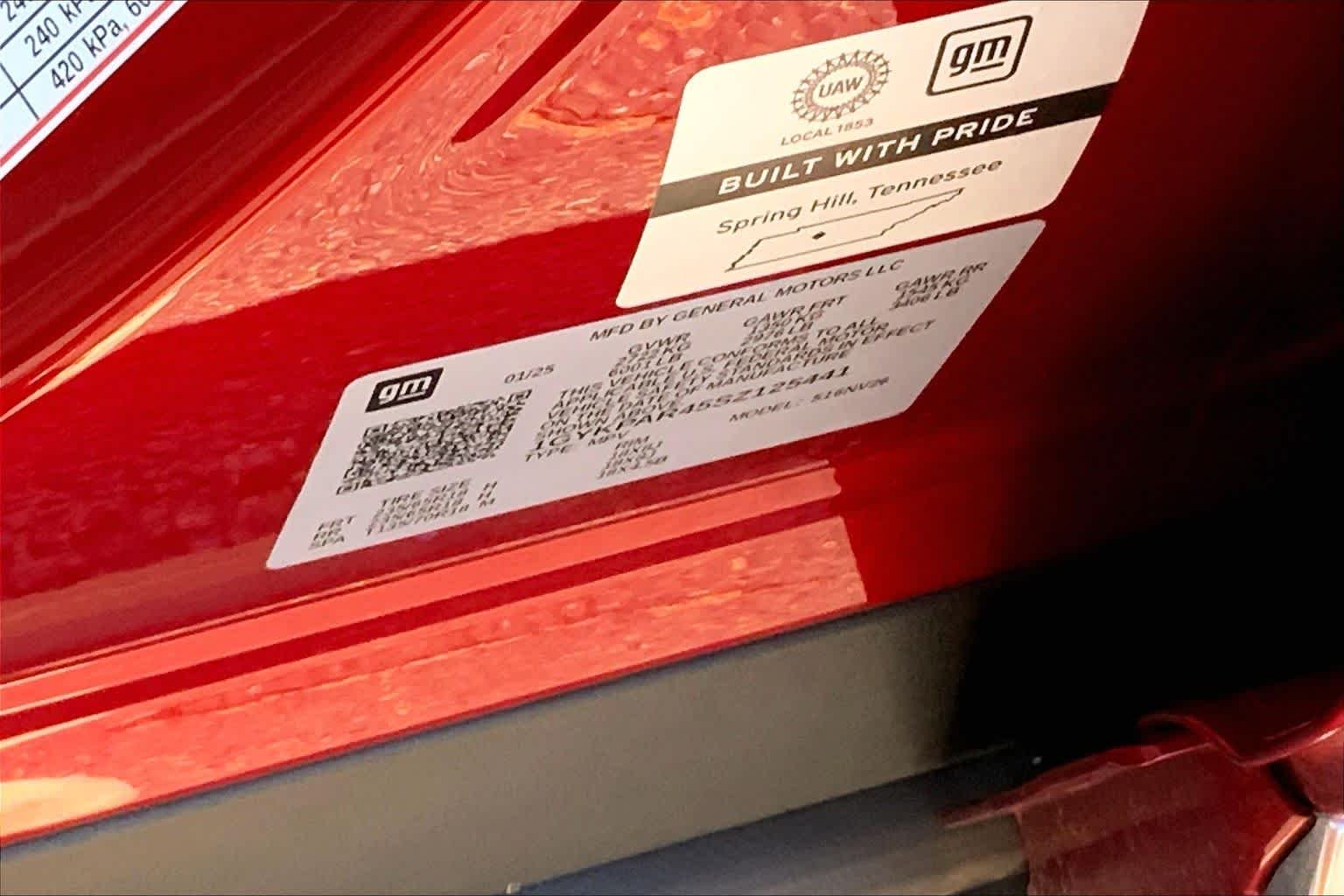 Used 2025 Radiant Red Tintcoat Cadillac FWD Luxury image 37