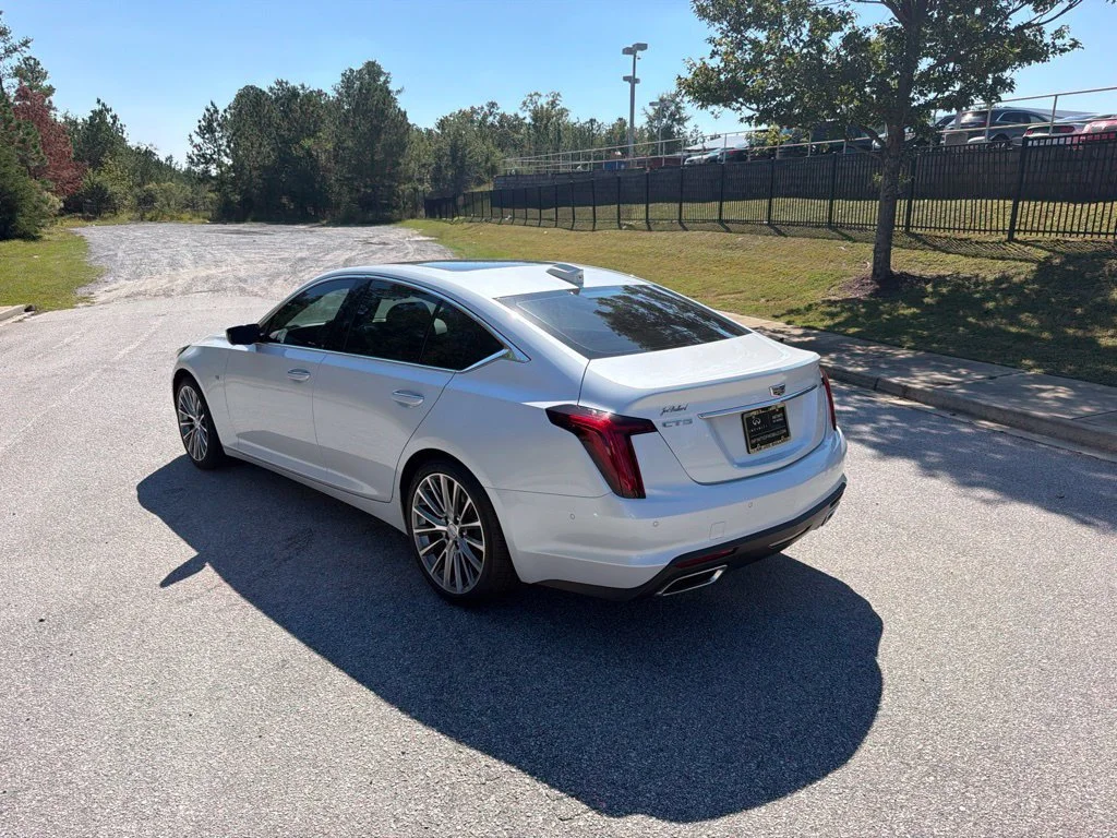 Used 2025 Crystal White Tricoat Cadillac Premium Luxury image 3