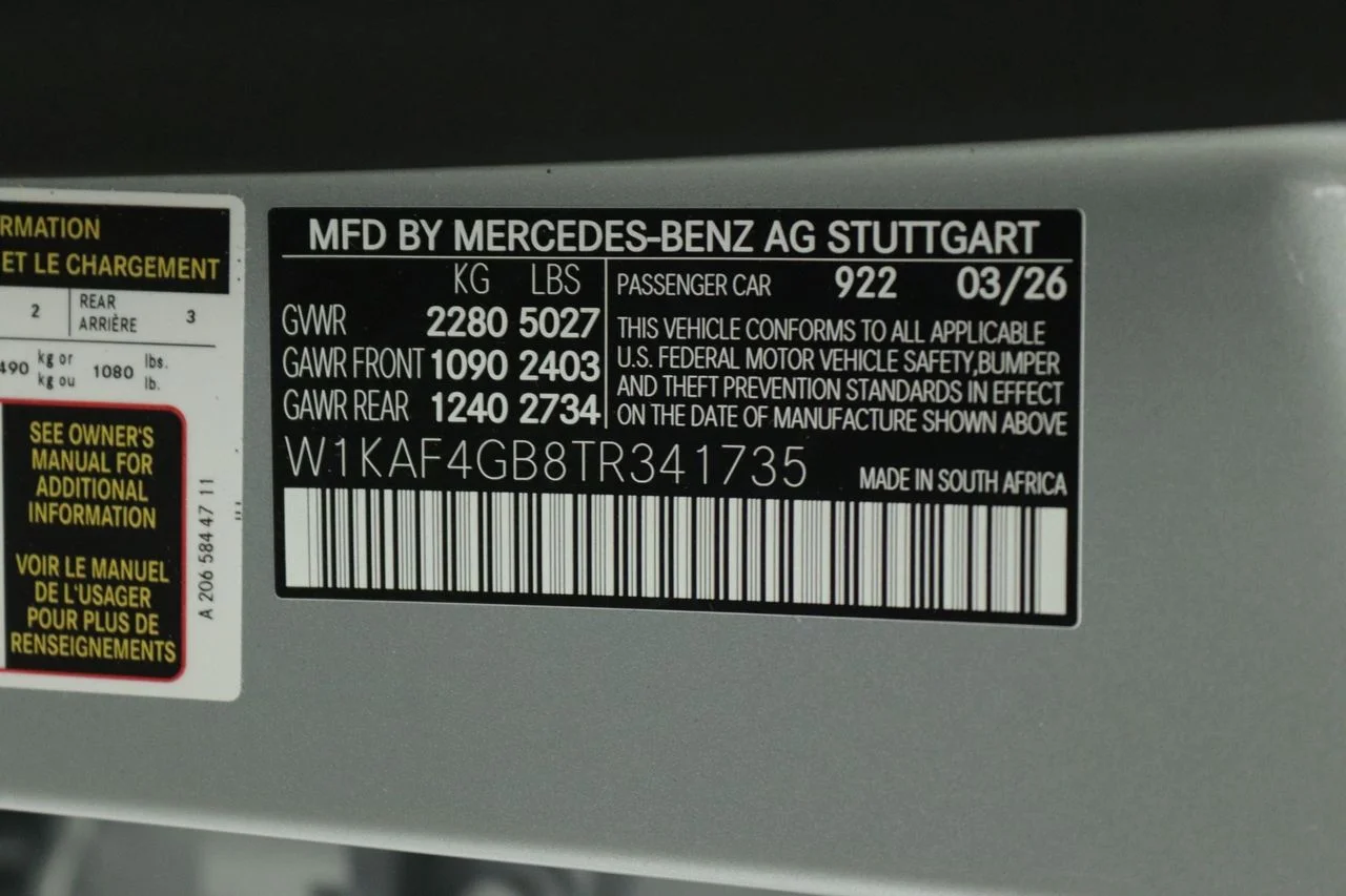 New 2026 Cirrus Silver Metallic Mercedes-Benz C 300 image 12