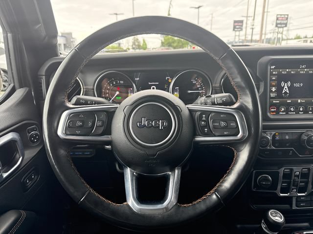 Used 2021 Granite Crystal Metallic Clearcoat Jeep Unlimited Sahara 4xe image 35