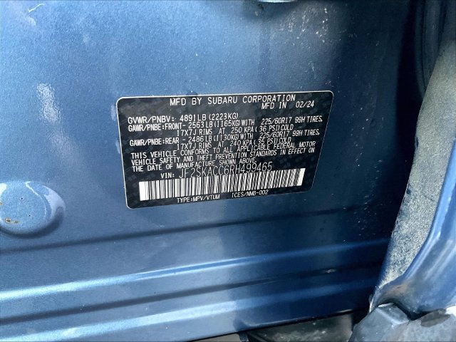 Used 2024 Blue Subaru Premium image 34