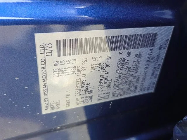 Used 2023 Blue Nissan SV image 6