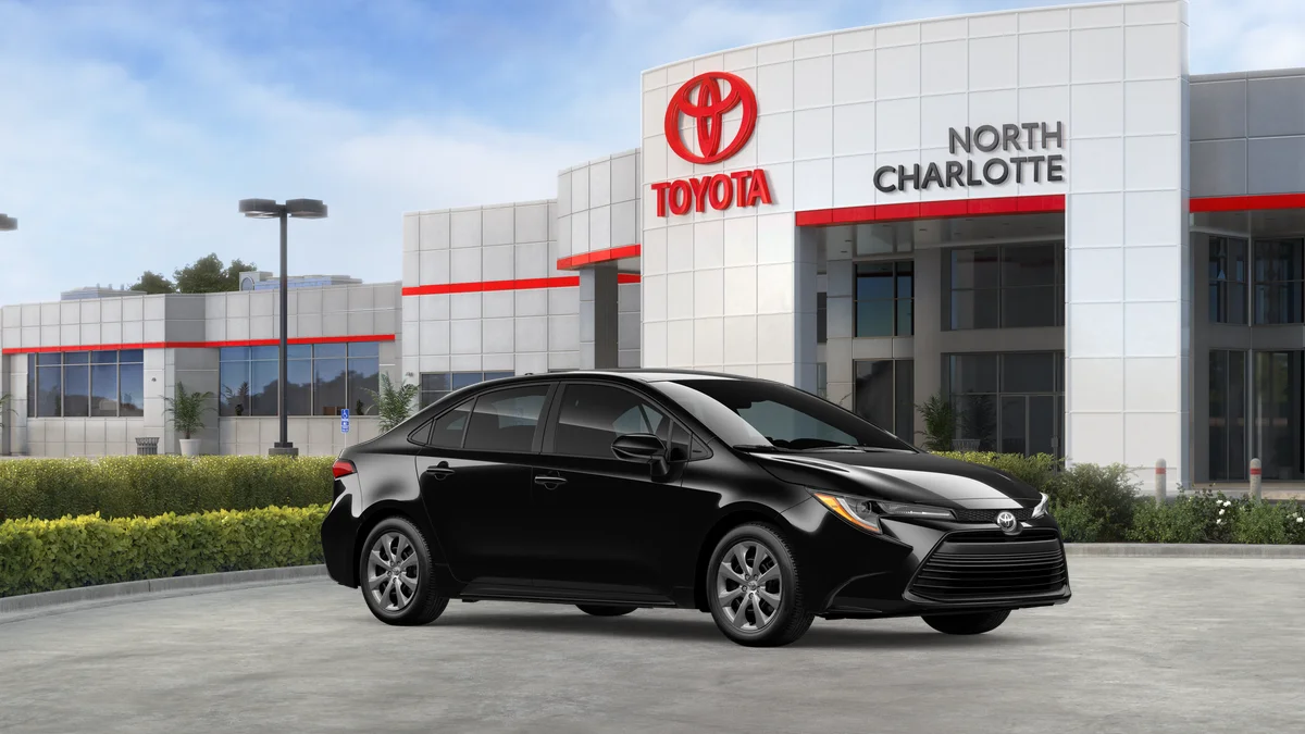 New 2026 Midnight Black Metallic Toyota LE image 36