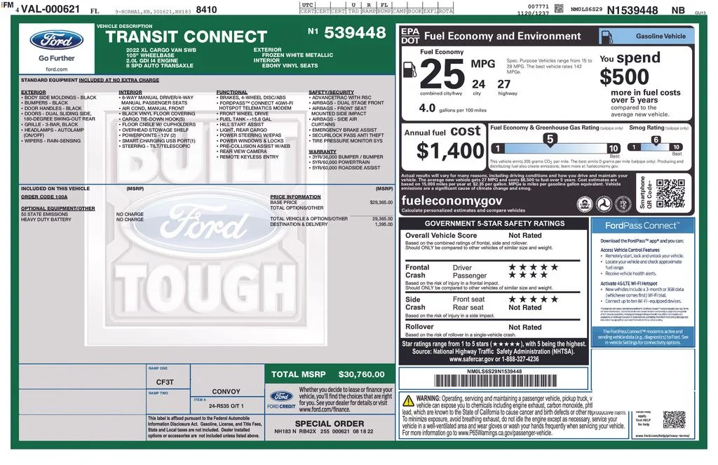 Used 2022 Frozen White Ford XL image 9