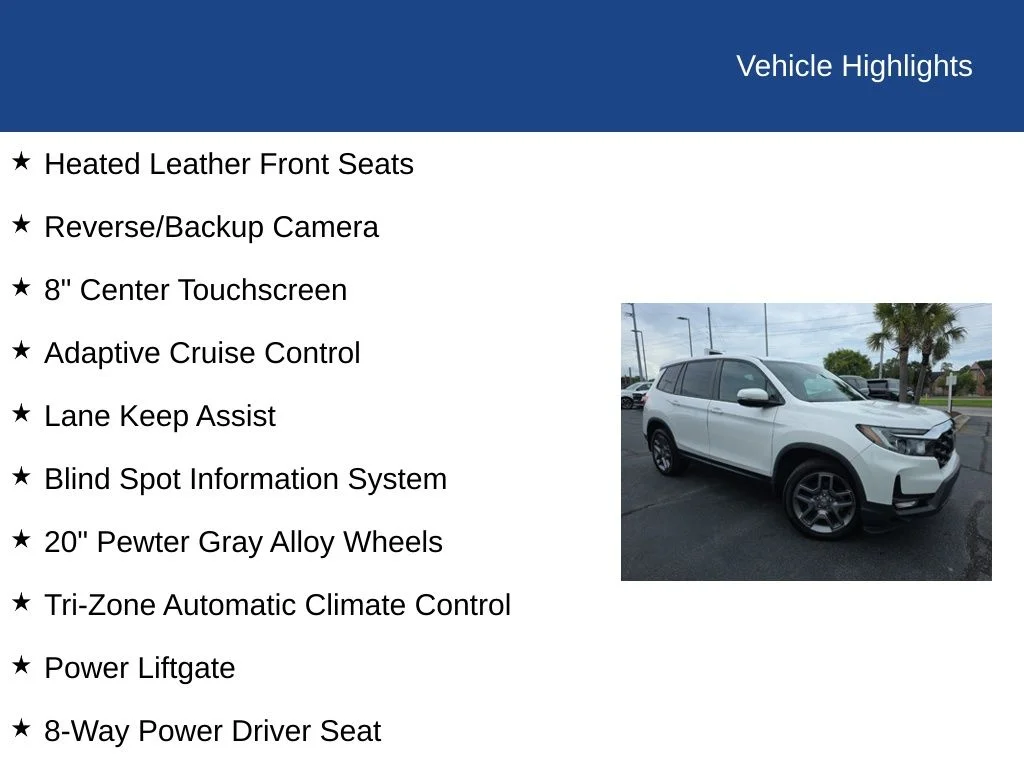 Used 2023 White Honda EX-L image 21