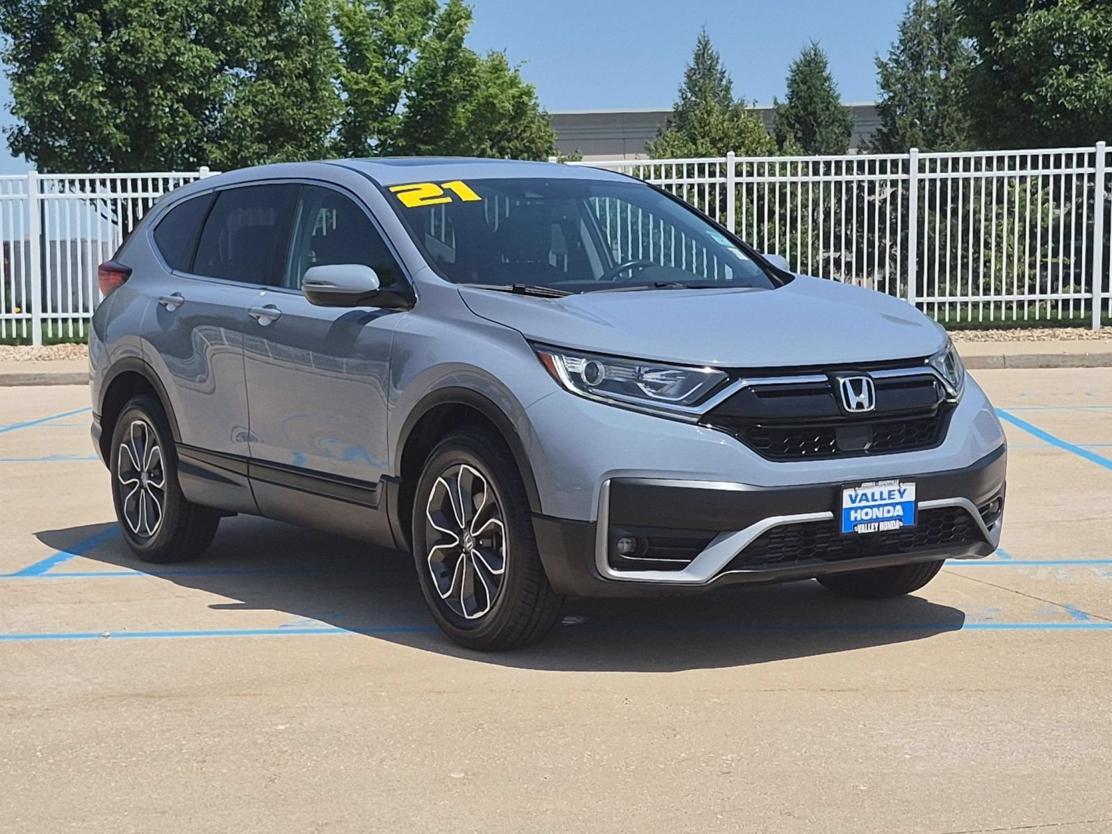 Certified Used 2021 Gray Honda EX-L image 4