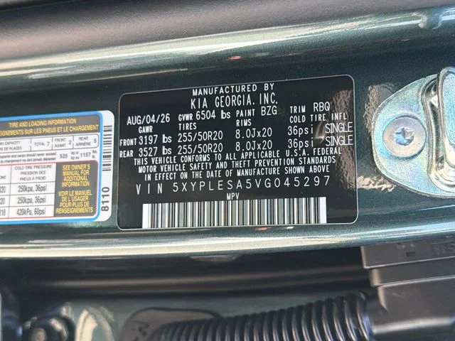 New 2027 Black Jade Green Kia SX-PRESTIGE image 25