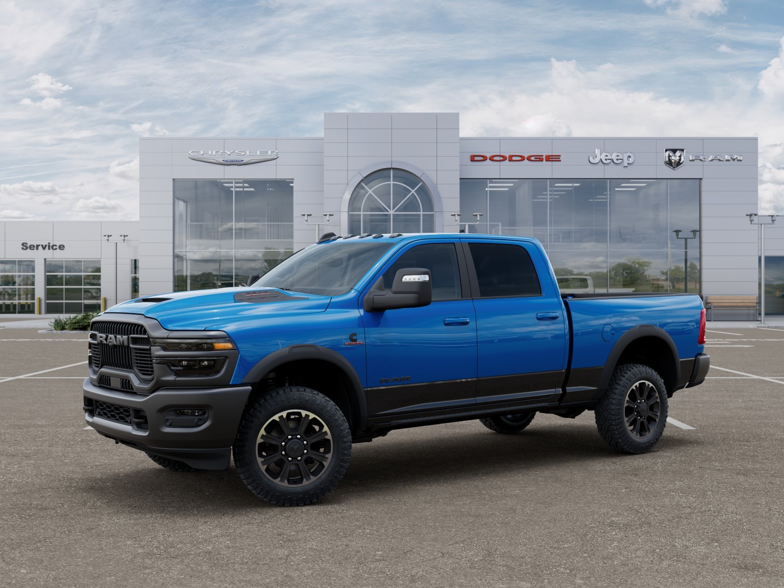 New 2026 Hydro Blue Pearl-Coat Exterior Paint RAM Rebel image 28