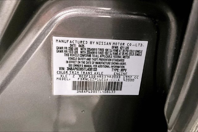 New 2026 Gun Metallic/Scarlet Ember Tintcoat Nissan SR image 38