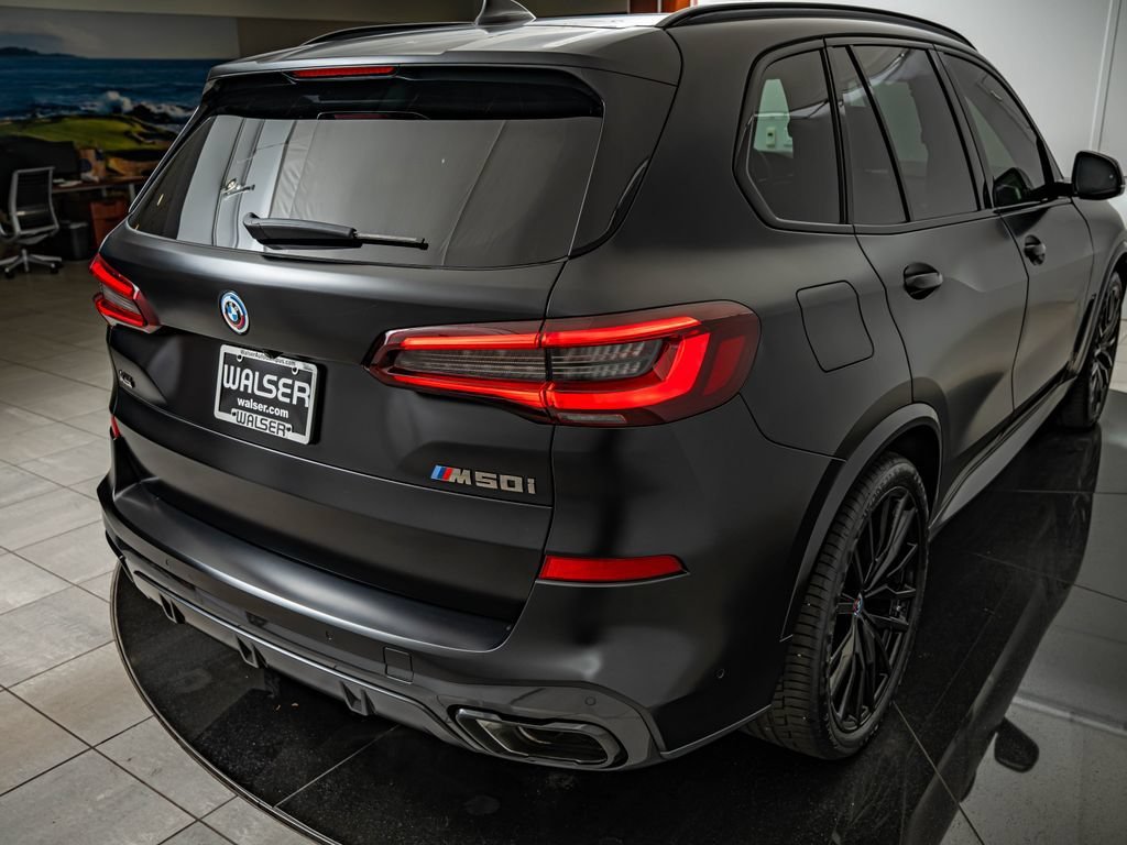 Used 2023 Frozen Black Metallic BMW M50i image 16