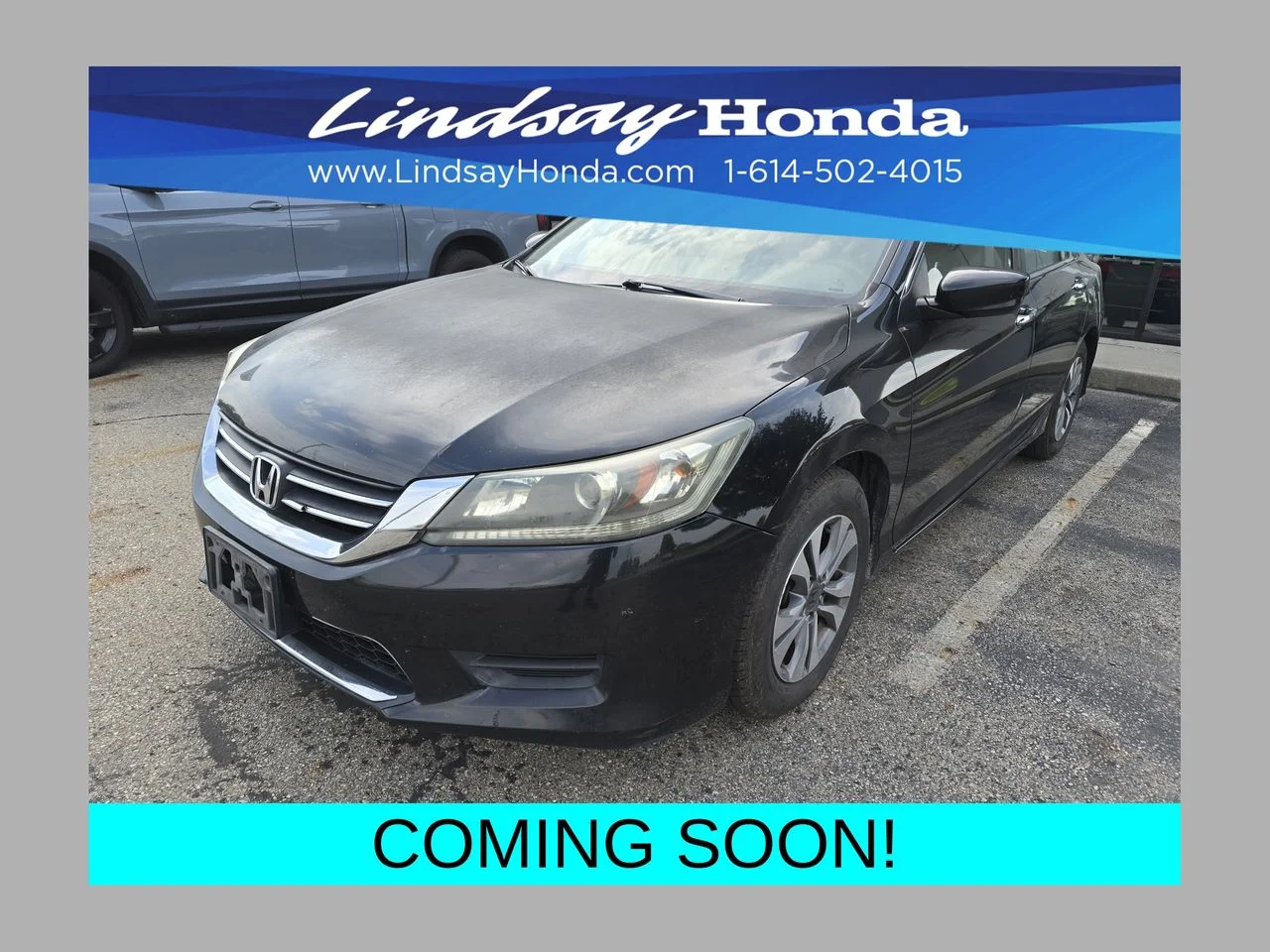 Used 2015 Crystal Black Pearl Honda LX image 1