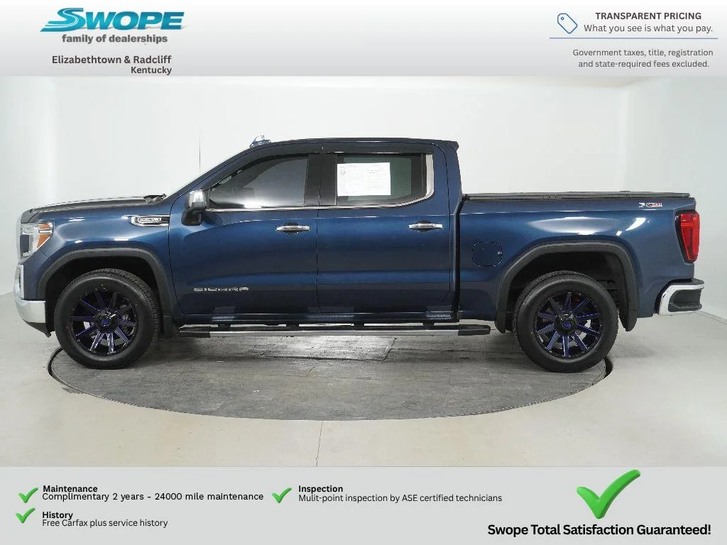 Used 2020 Pacific Blue Metallic GMC SLT image 4
