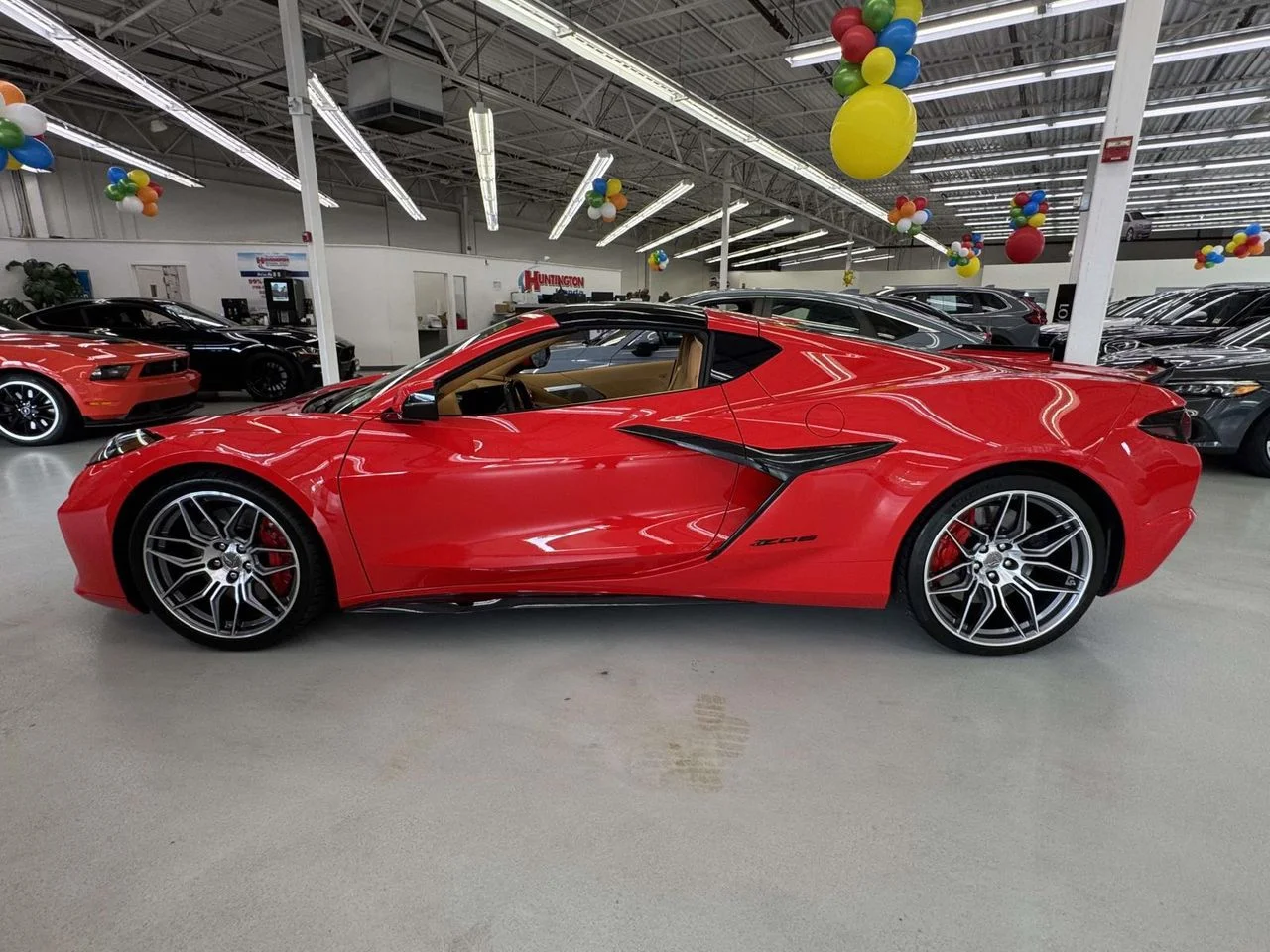 Used 2023 Torch Red Chevrolet RWD Coupe 3LZ image 5