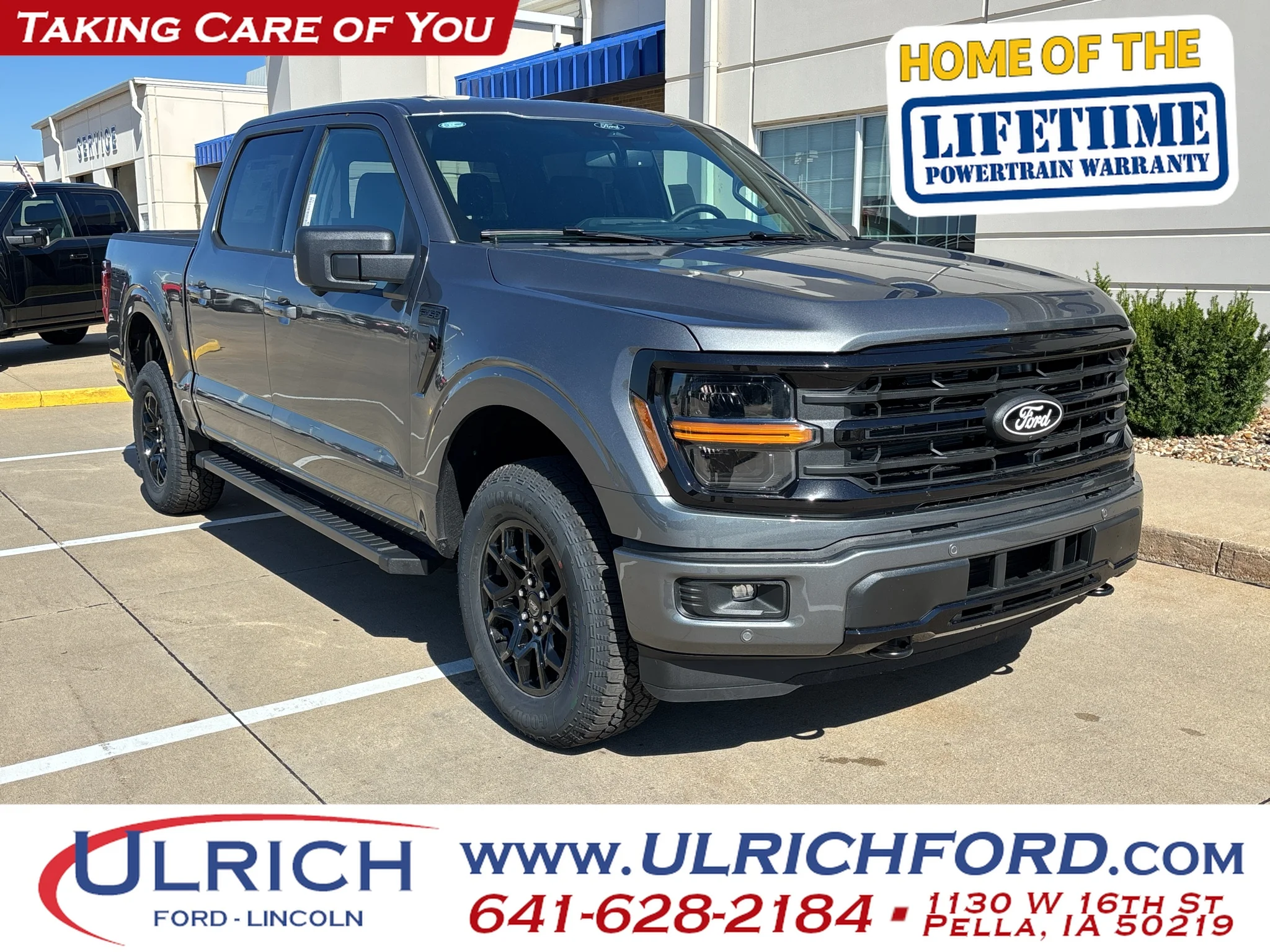 New 2026 Carbonized Gray Metallic Ford XLT image 1