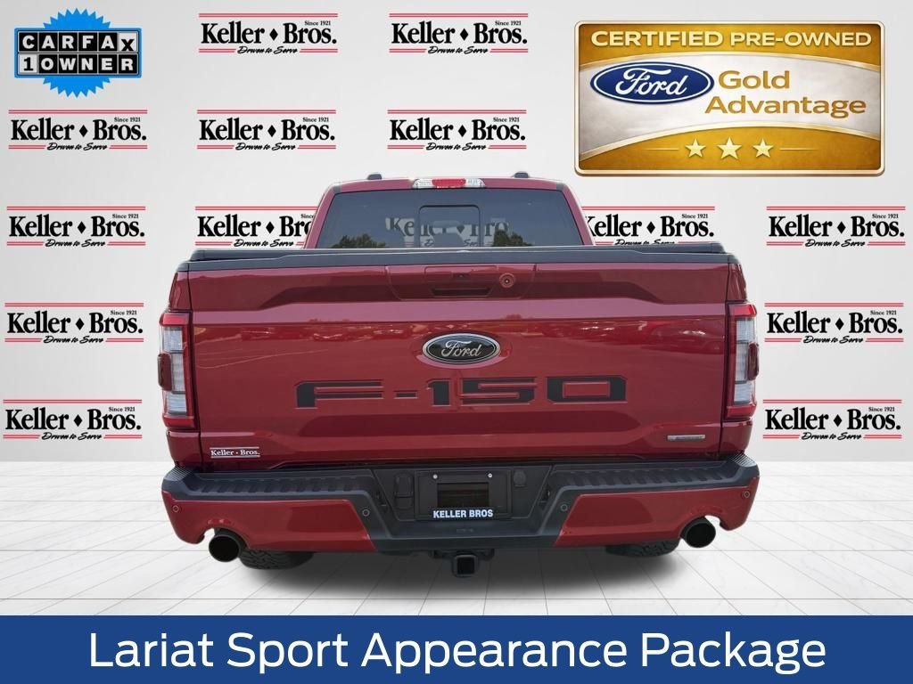 Certified Used 2023 Red Ford Lariat image 6