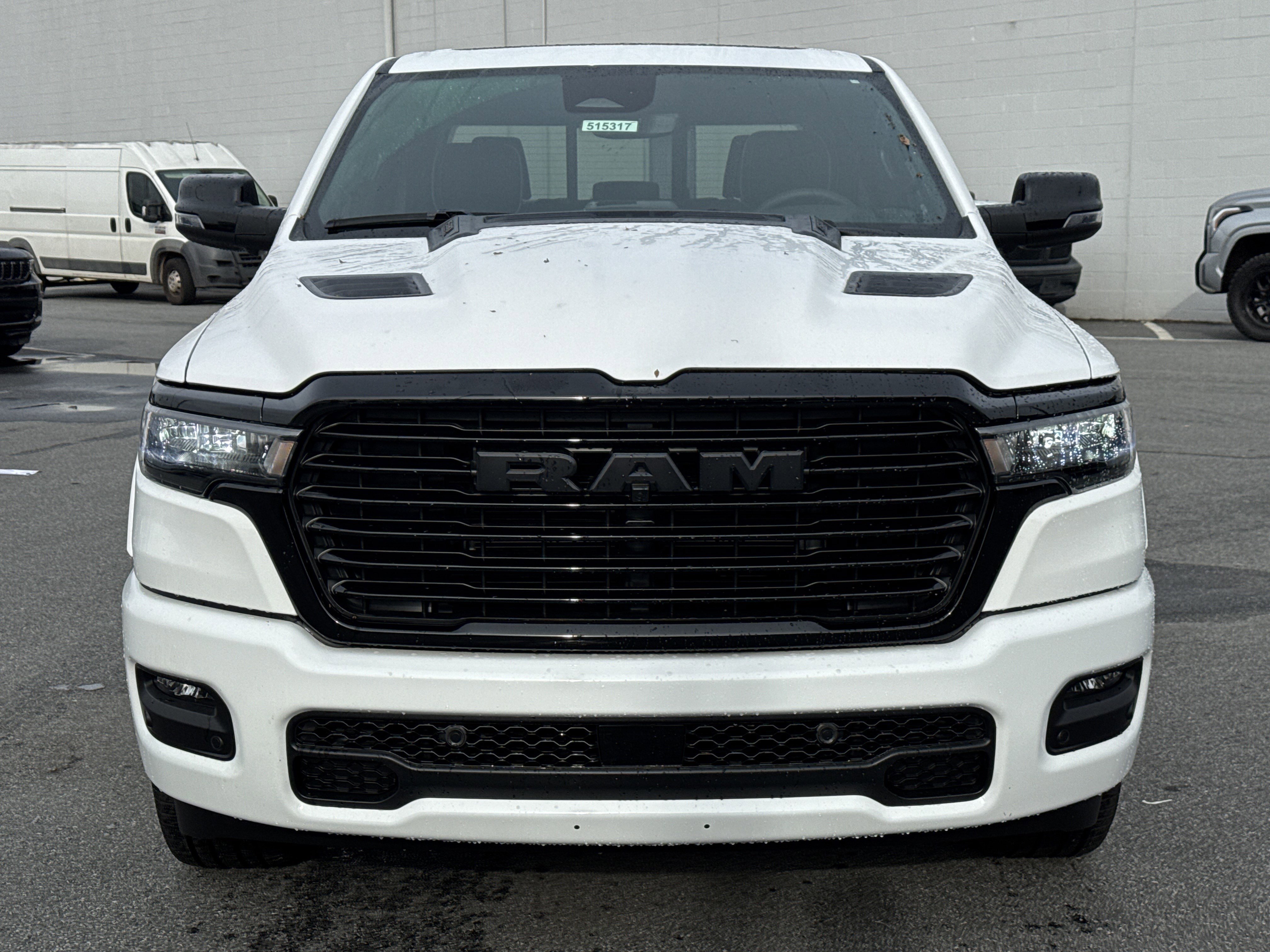 New 2026 Bright White Clear-Coat Exterior Paint RAM Laramie image 2