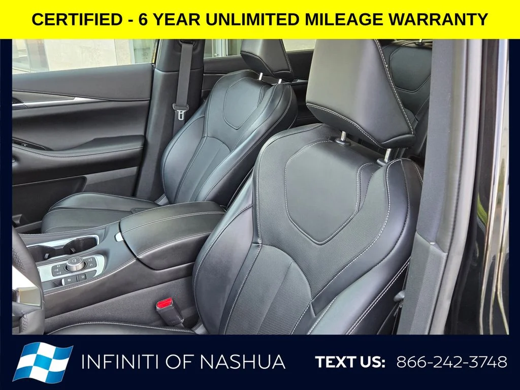 Certified Used 2023 Black INFINITI LUXE image 8