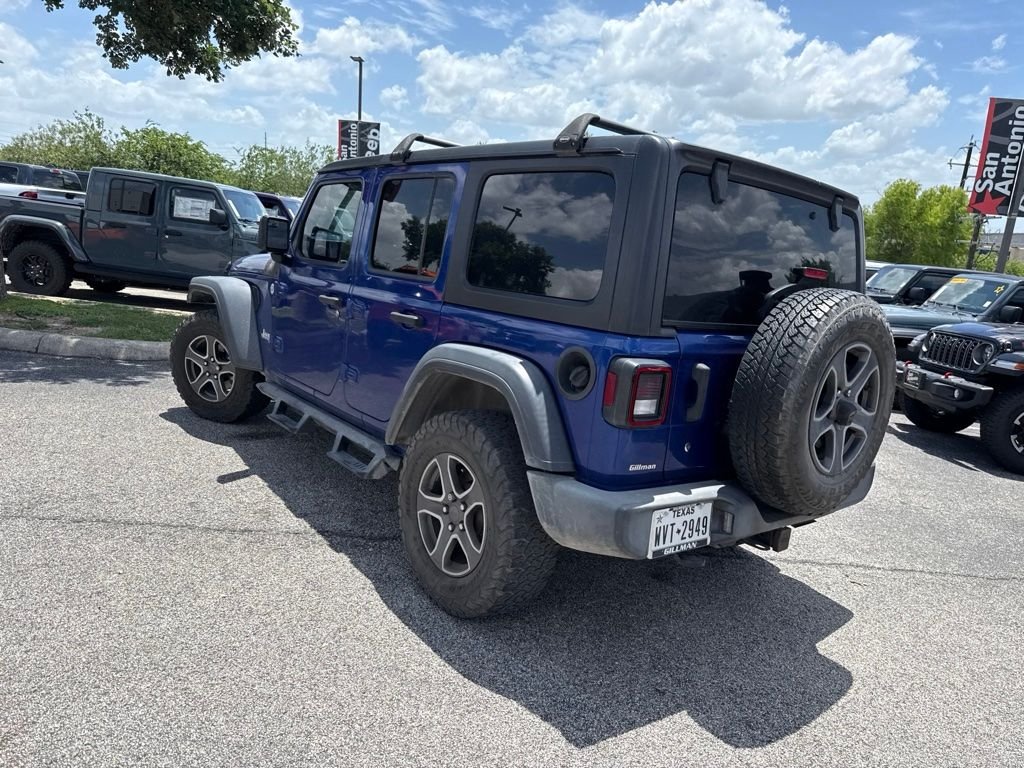 Used 2018 Blue Jeep Unlimited Sport S image 39