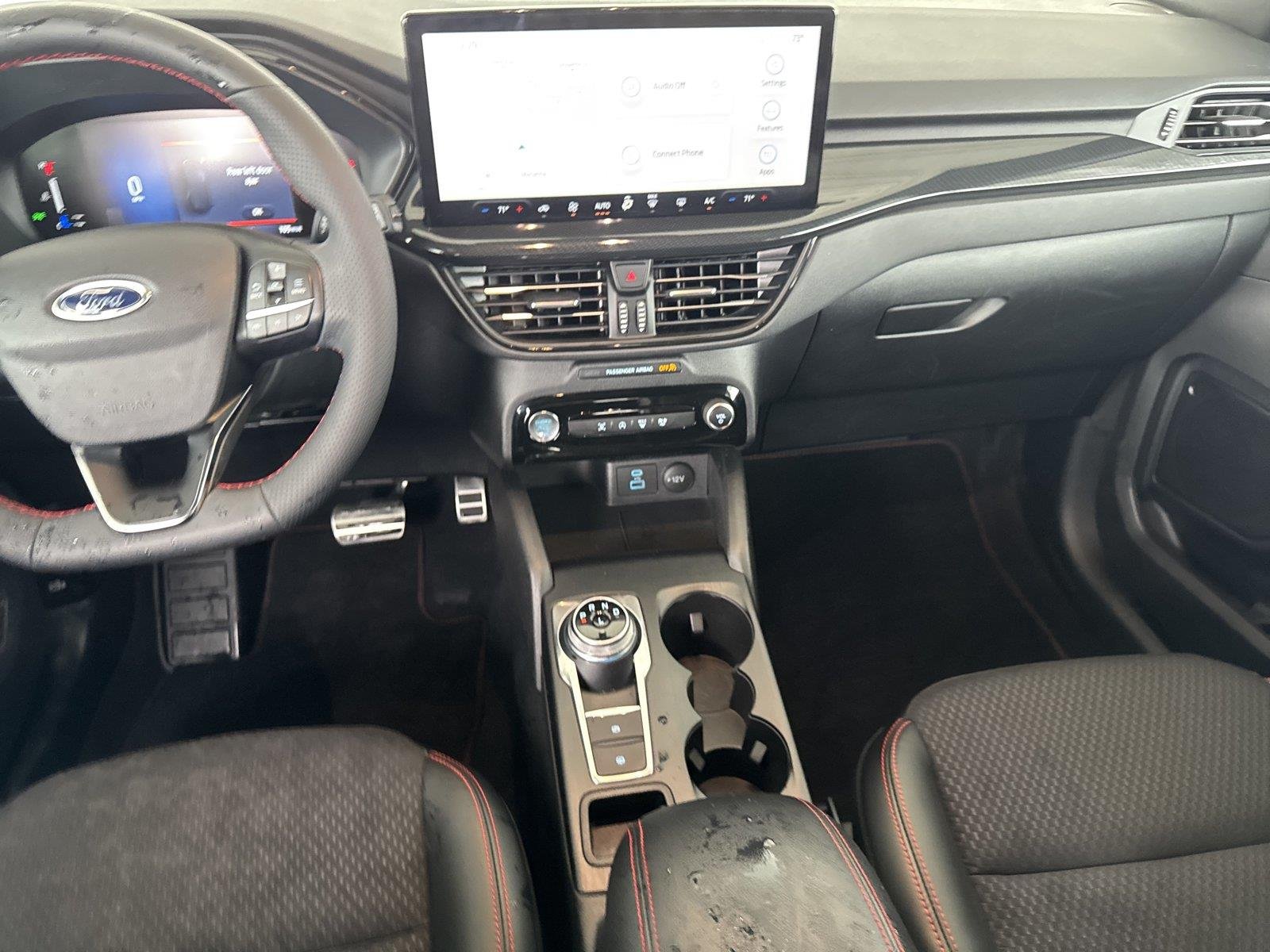 Used 2023 Star White Metallic Tri-Coat Ford ST-Line image 14