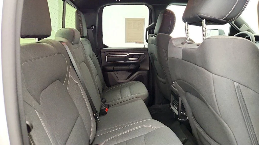 Used 2023 Bright White Clearcoat Ram Big Horn Quad Cab 4x4 Night Edition w/ HEMI V8 & Level 2 Group image 23