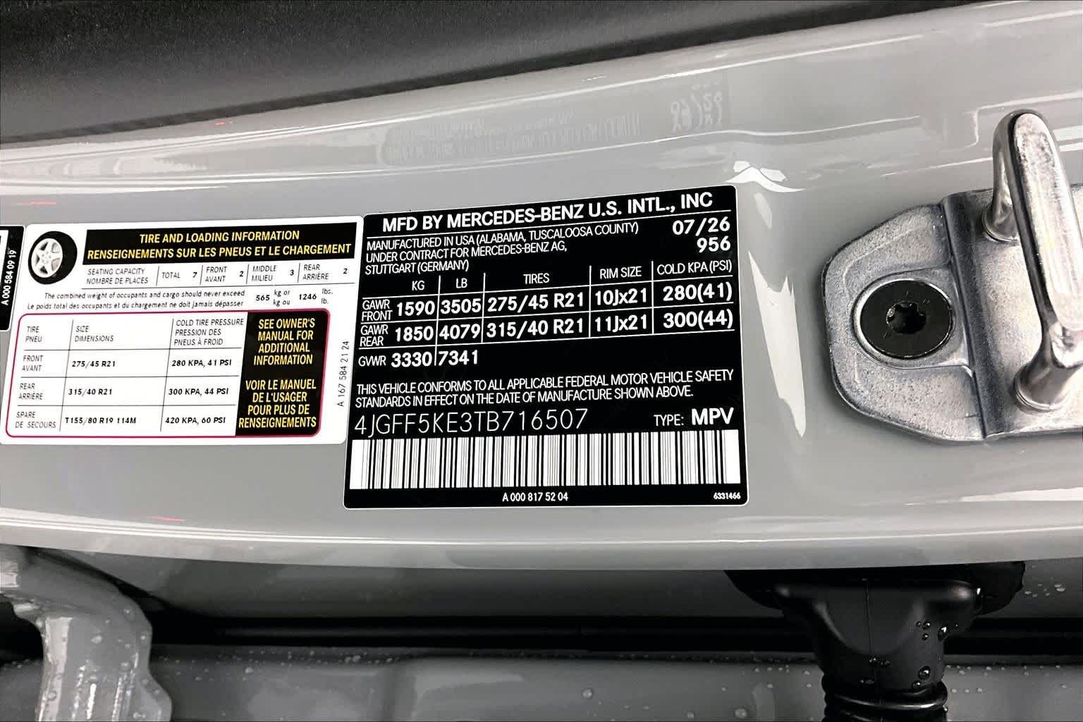 New 2026 MANUFAKTUR Alpine Grey Mercedes-Benz GLS 450 image 23