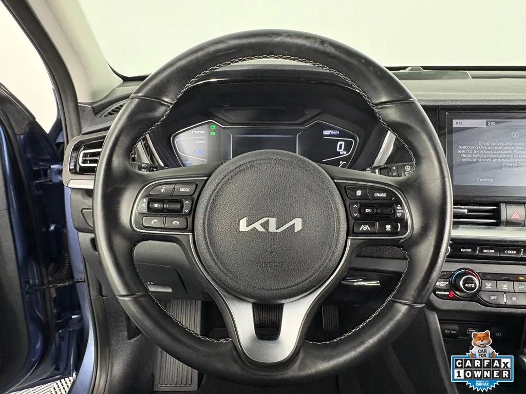 Certified Used 2022 Blue Kia EX image 2