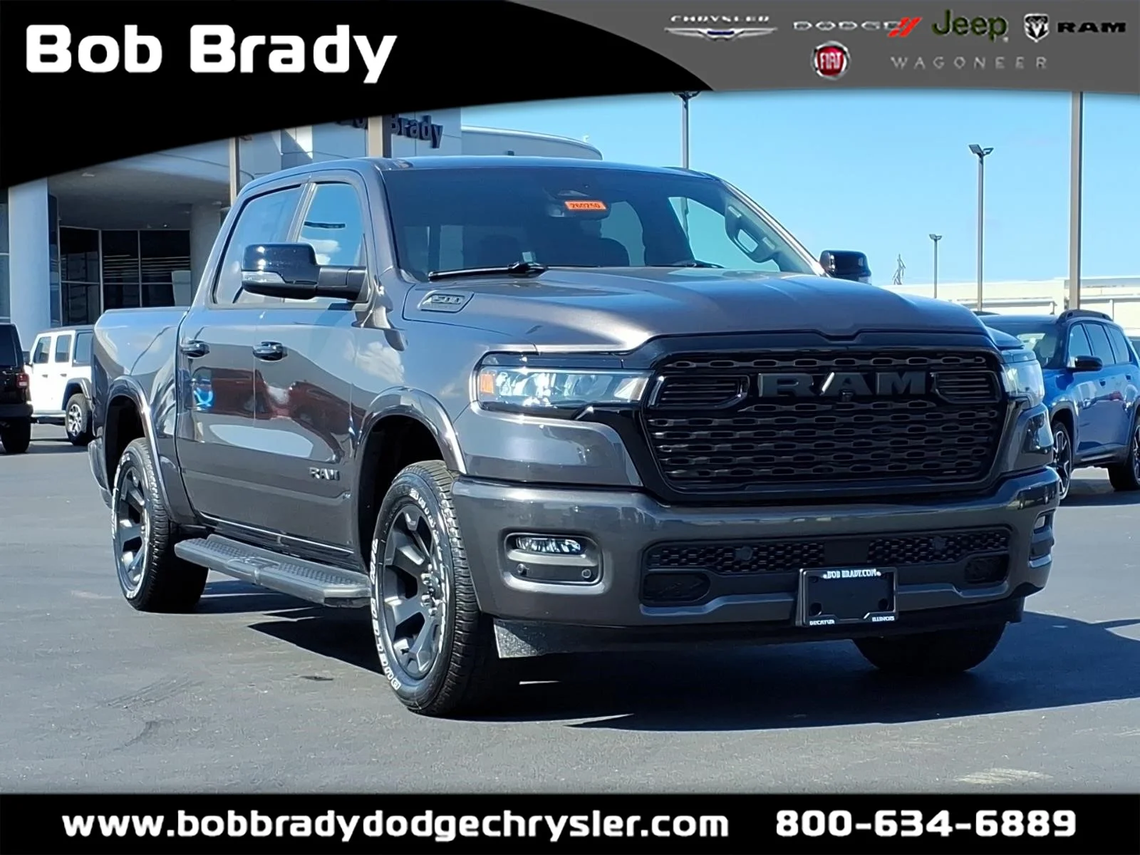 New 2026 Granite Crystal Metallic Clear Coat RAM Big Horn image 1
