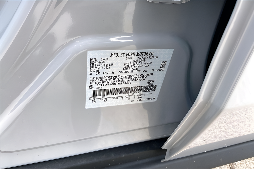 New 2026 Space White Metallic Ford XL image 13