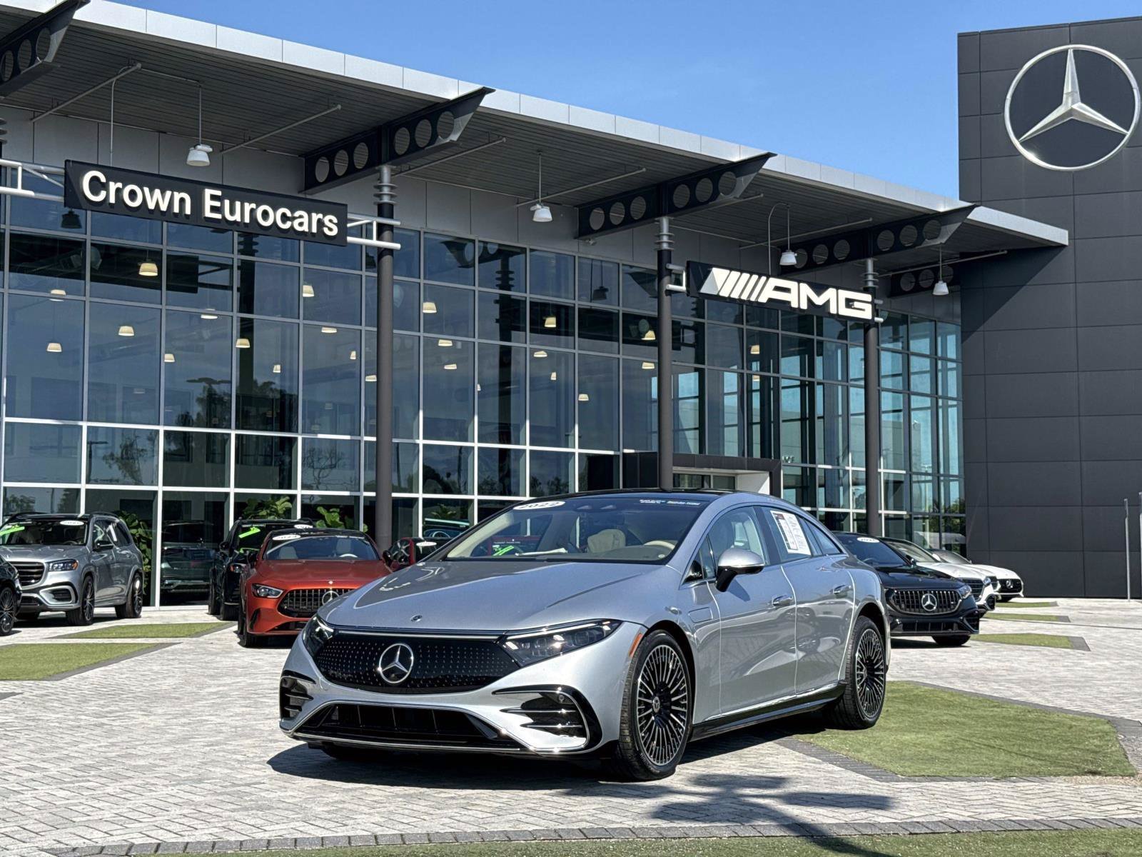 Cirrus Silver Metallic 2022 Mercedes-Benz EQS Sedan All-Wheel Drive 
