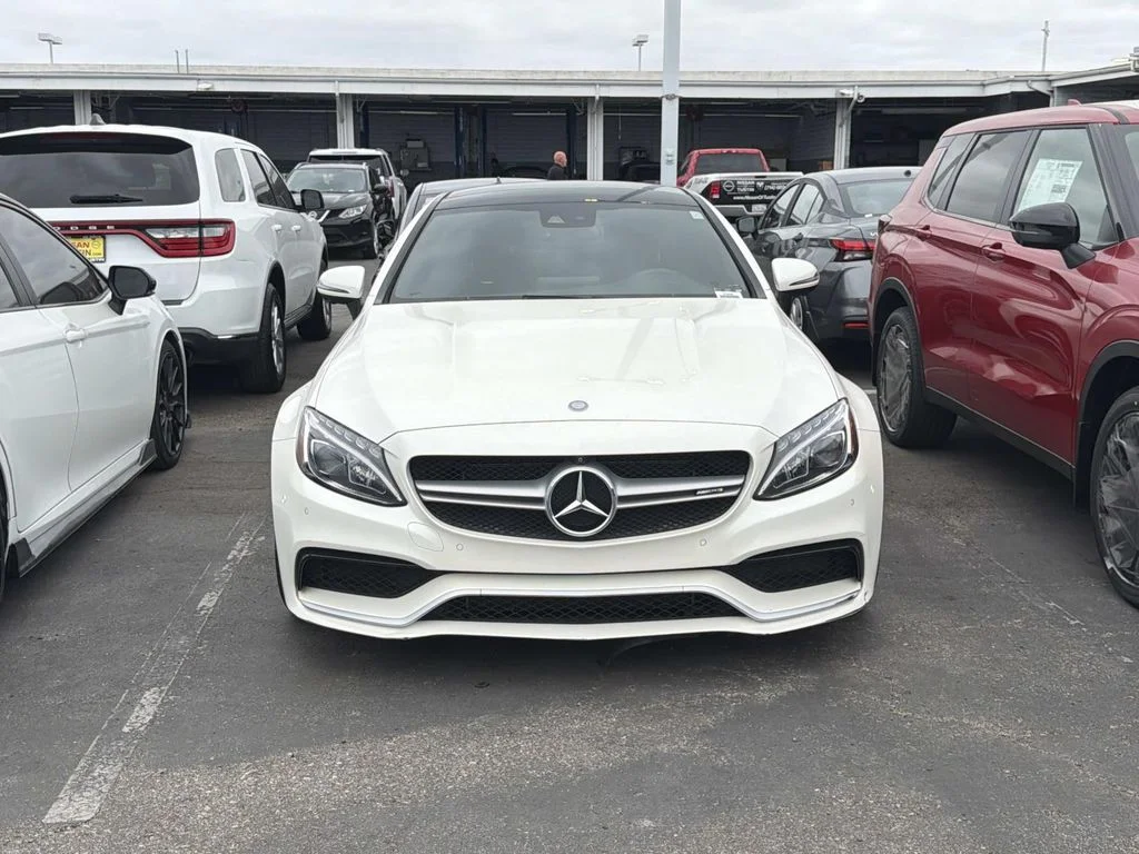 Used 2017 DIAMOND WHITE Mercedes-Benz C63 AMG® image 2